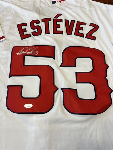 Carlos Estevez Signed Los Angeles Angels Jersey JSA Coa Autographed - Picture 2 of 6