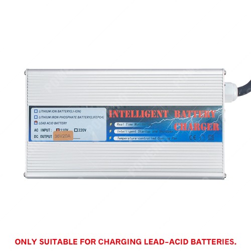36 Volt 20 Amp Golf Cart Battery Charger LED with Triangle Plug for EzGo RXV TXT - Picture 13 of 17