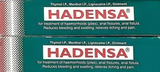 Hadensa Ointment Piles 2X 20g  Ayurvedic Cream pack of 2 tubes free shipping