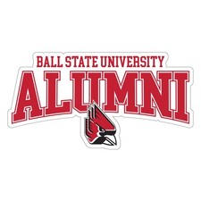Ball State University Laser Cut Alumni Vinyl Sticker/Magnet