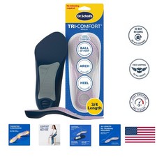 Dr. Scholl's Tri-Comfort Insoles for Women 6-11 - Relieve Foot Pain Discomfort