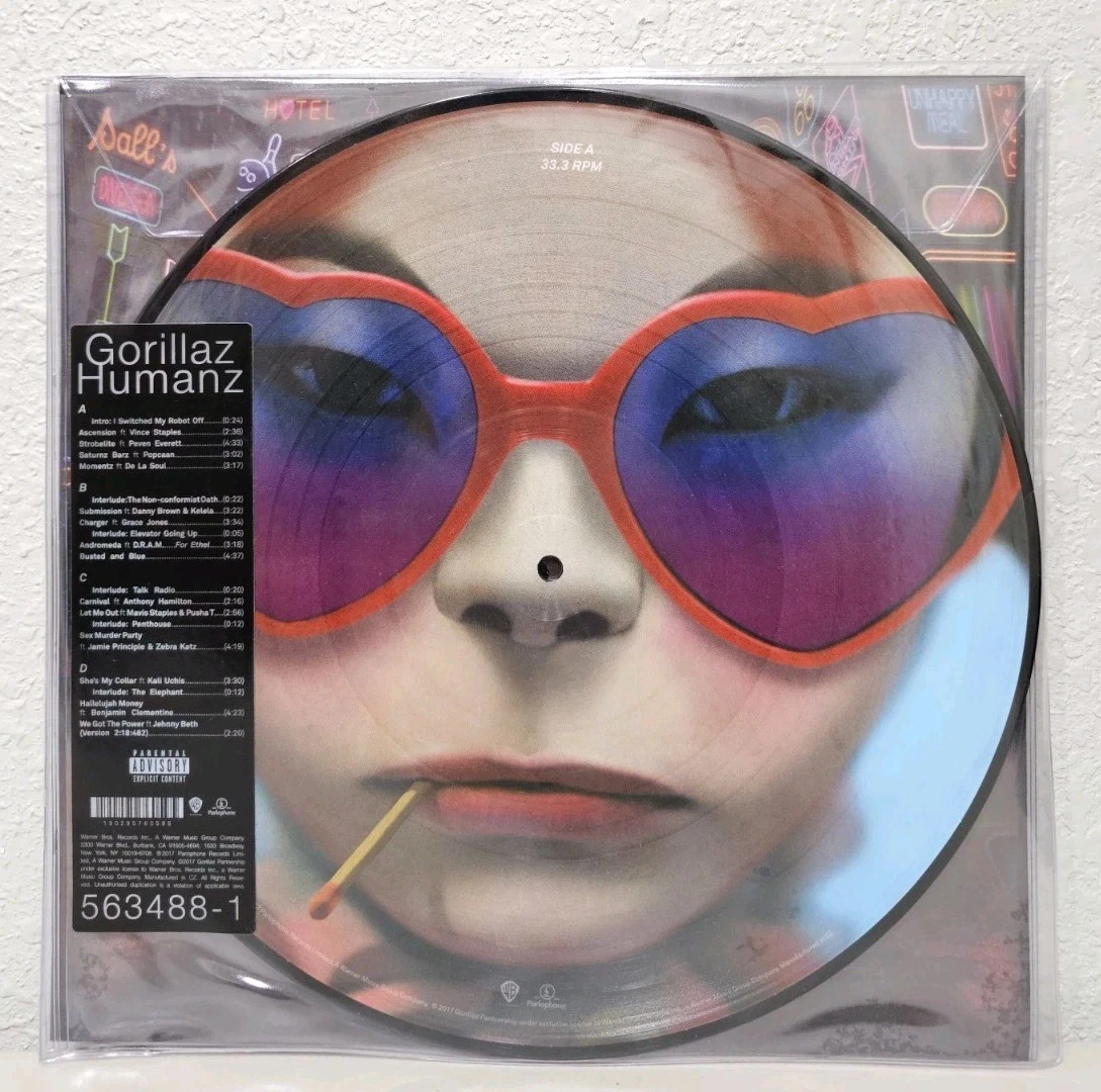 GORILLAZ Humanz 2LP Picture Disc Vinyl RSD 4900 Made - SEALED In