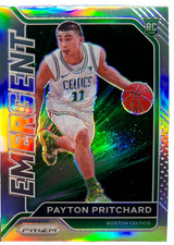 2020-21 Panini Prizm Payton Pritchard Emergent Rookie Refractor #18 Celtics