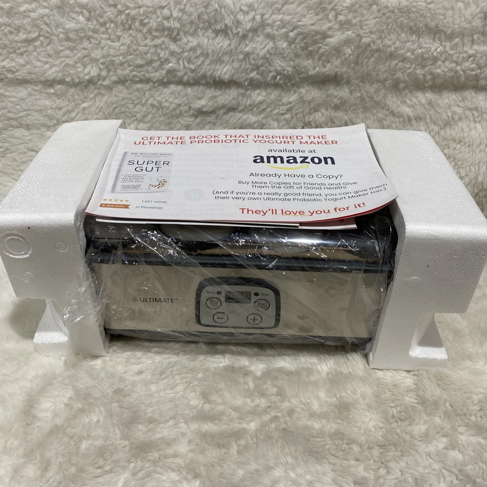 Ultimate Probiotic 8 tarros yogurtera con control de temperatura y tiempo ajustable Foto 2 de 4