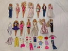 vintage barbie dolls lot with accessories