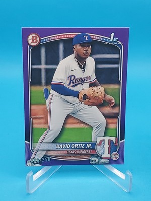 David Ortiz Jr. 2025 Bowman Baseball #BP-29 1st Bowman Purple