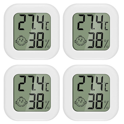Luftfeuchtigkeitsmessung Thermometer Hygrometer 4 Stück Mini LCD Digital