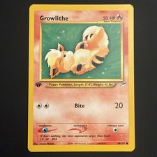 Pokemon First Edition Growlithe Neo Destiny 68/105 on eBay