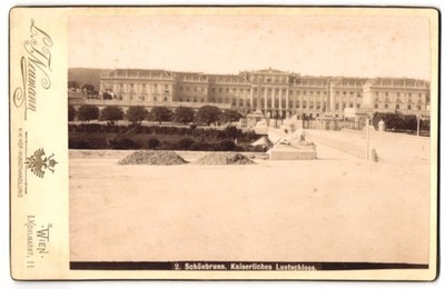 Fotografie L. J. Neumann, Wien, Ansicht Wien, Blick nach dem kaiserlichen Lusts 