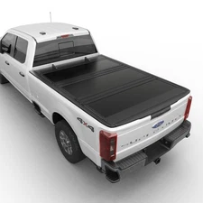 Low Profile Flip Up Tonneau Cover|Fits 17-25 Ford F-250/F-350 6.75' Bed (82")
