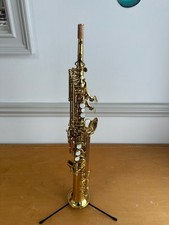 Jupiter JSS1000Q Gold Lacquered Body Key of Bb Soprano Straight Saxophone
