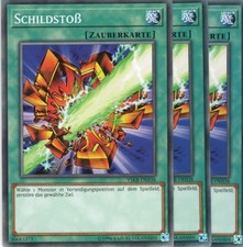 yugioh 3x Schildstoß YSKR-DE038 COMMON DEUTSCH