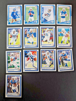 2025 Donruss NFL Indianapolis Colts Team 14 Card Set DJ Giddens Taylor Pierce