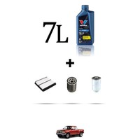 Hoffcar Wartungsset 3 Filter Und 7L ÖL FüR Ford Ranger 2.5 D 57KW Ab 1999