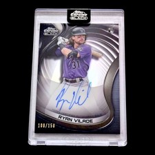 2022 Topps Chrome Black RYAN VILADE Refractor SP On Card Rookie Auto RC /150