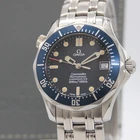 [NEAR MINT w/BOX] OMEGA Seamaster 2561.80 300M Blue Dial Men's From JAPAN Z141