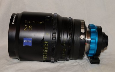 ZEISS DigiPrime 28mm T1.6 Cine Lens - B4 Mount w/c mount adapter SKU#1941326