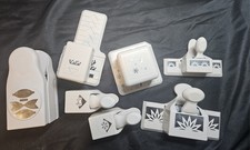 Lot Of 7 Martha Stewart Paper Punch Punches Arts Crafts Scrapbooking