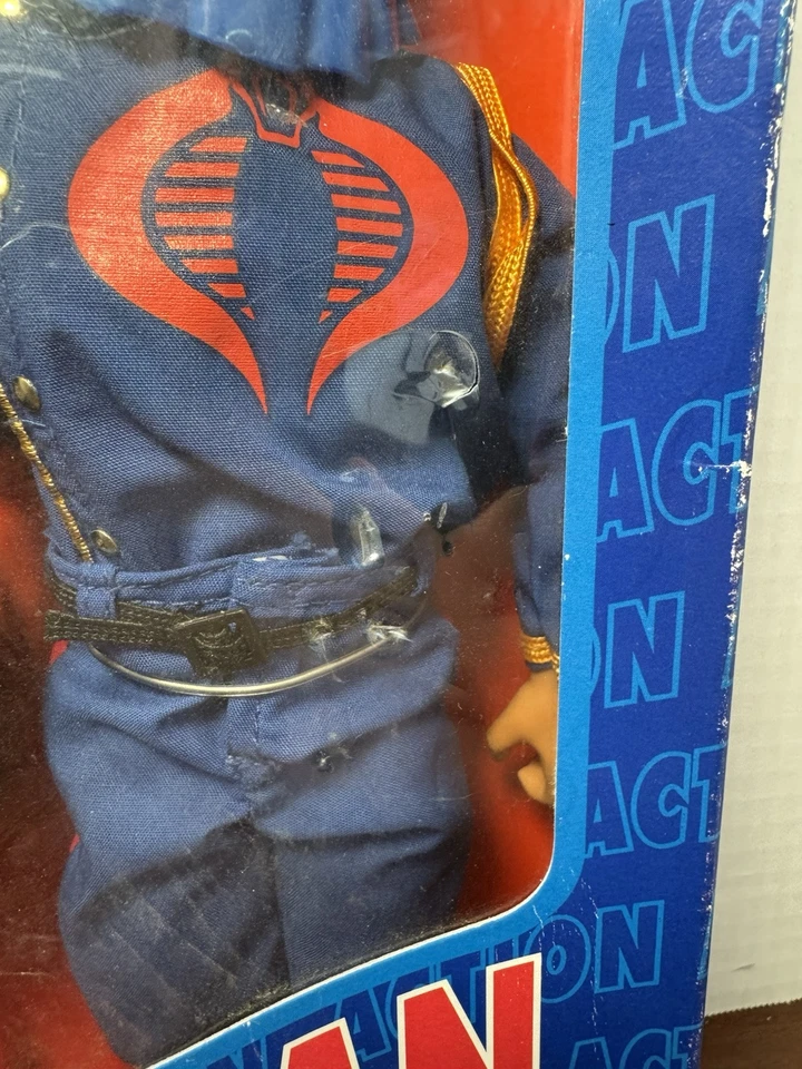 "Figura rara de colección Action Man GI Joe Cobra Commander 12"" variante del Reino Unido 1992 LEER Foto 4 de 4