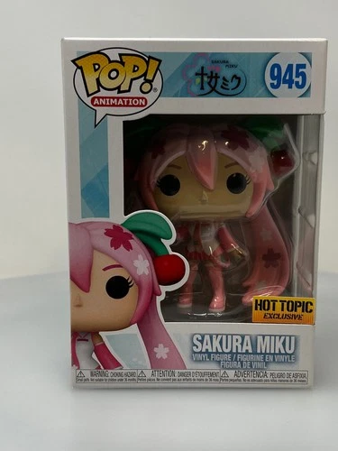 Funko POP! Animation Vocaloid Sakura Miku #945 Hot Topic Exclusive NOT MINT