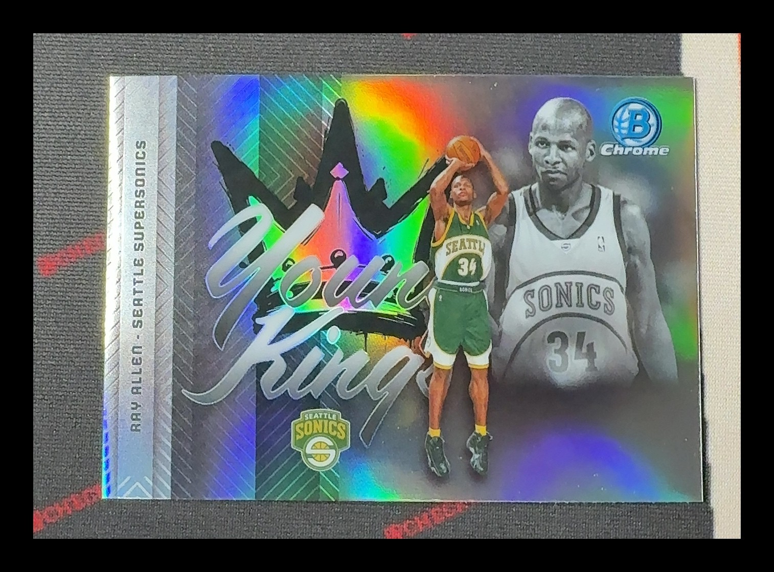 2025-26 Topps Chrome Ray Allen Seattle SuperSonics #YK-25 Refractor