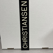 Ny Yankees Stadium 1984-85 Clay Christiansen Locker Name Plate Ny Yankees Stadium 1984-85 Clay Christiansen Locker Name Plate