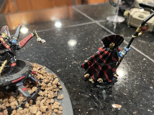 Aun'va Maestro Dello Spirito Immortale Con Guardie Impero Tau WH40k. Banconote. S3 - Foto 14 di 16