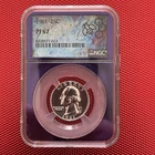 1961 Washington Quarter 25C NGC PF67 90% Silver Trader Bea Core