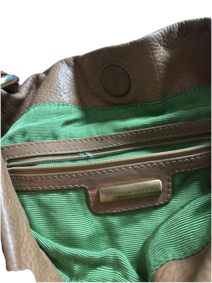 RARO BOLSO DE MANO ISABELLA FIORE PEACE LOVE BLUEBIRD MARRÓN Foto 4 de 4