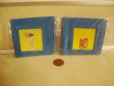 Vintage Trix Rabbit Cereal Premium Wallet x2 Different Vari Vue Flicker Scenes!