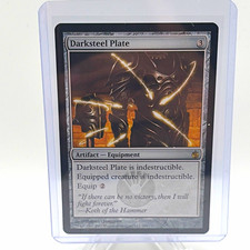 MTG Darksteel Plate 104/155 Mirrodin Besieged MBS 2011 Rare Magic LP