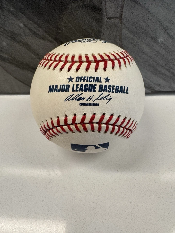 Bola de beisebol assinada por Dennis Eckersley – OML (Selig) – Inscrição “#43” – HOF Closer - Imagem 2 de 4