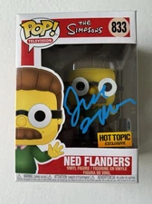 James L Brooks Signed Ned Funko 1742 Simpsons Creator SWAU Authenticated RARE
