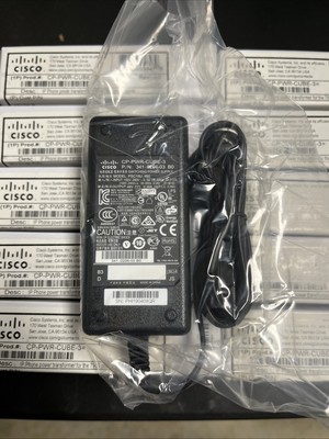 10 Pcs | CISCO CP-PWR-CUBE-3 Cisco CP-PWR-CUBE-3 | VoIP Phone Power Supply