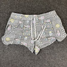 Secret Treasures Women  s Size L 12-14 Pockets Sleep PJ Shorts Flowers Stars