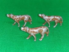 Vintage Johillco Charbens Britains Antique Lead Toy Dog Figures Hound Lot 3