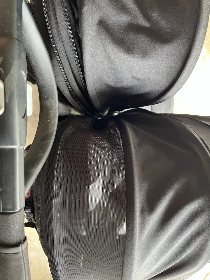 Used Joovy Kooper X2 Double Stroller Black In Color with Tray - Image 3 of 3