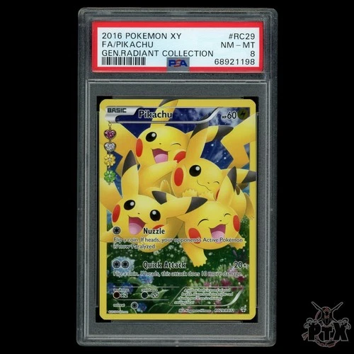 Pikachu RC29/RC32 PSA 8 Generations Pokemon