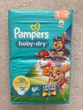 Pampers Baby-Dry Paw Patrol Edition Size 3, 78 Nappies, 6kg-10kg 0.17 per nappy