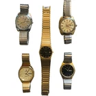 VTG Lot Of 5 Watches Bulova Lorus By Seiko Timex Dynabeat Sharp parts or repair