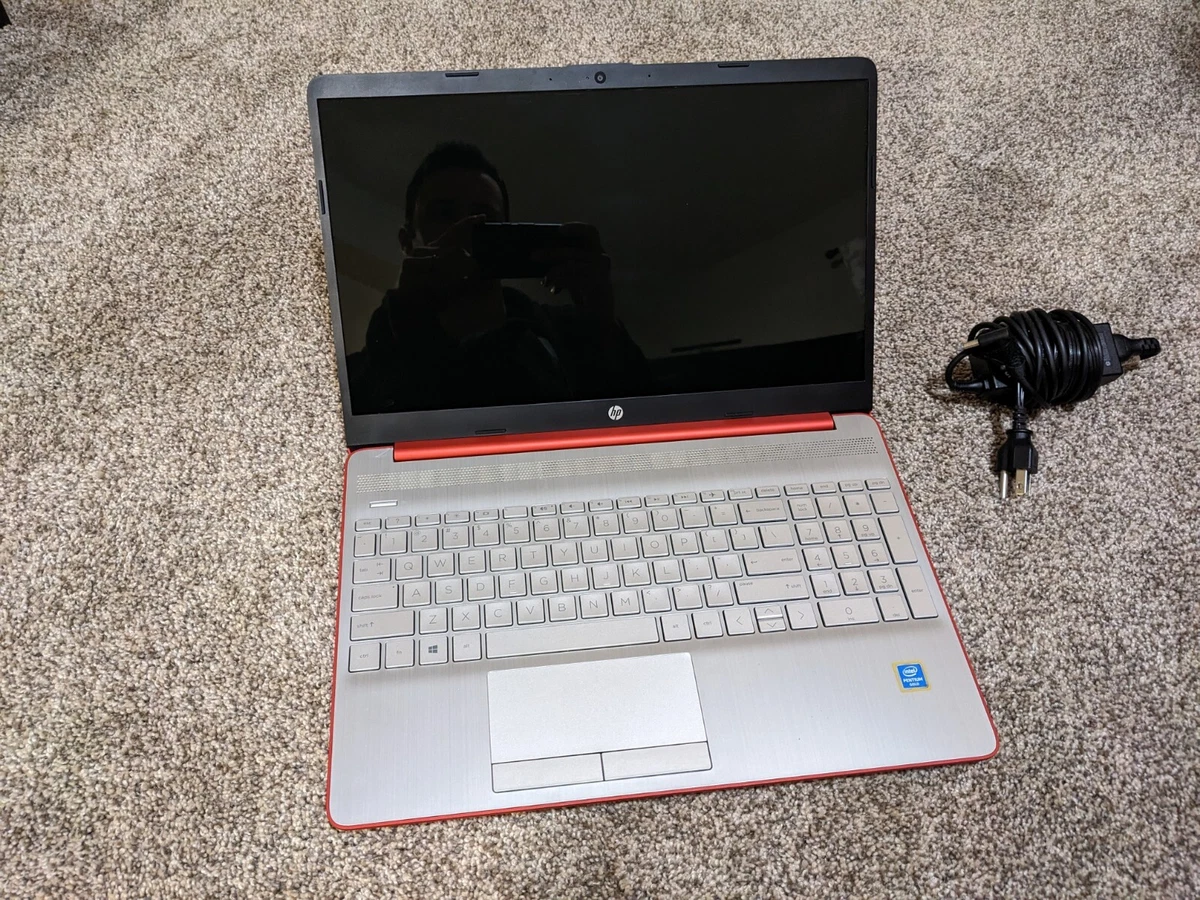 HP 15.6 500GB HD 4GB RAM Win10 Red/Silver Laptop 15-dw1081wm