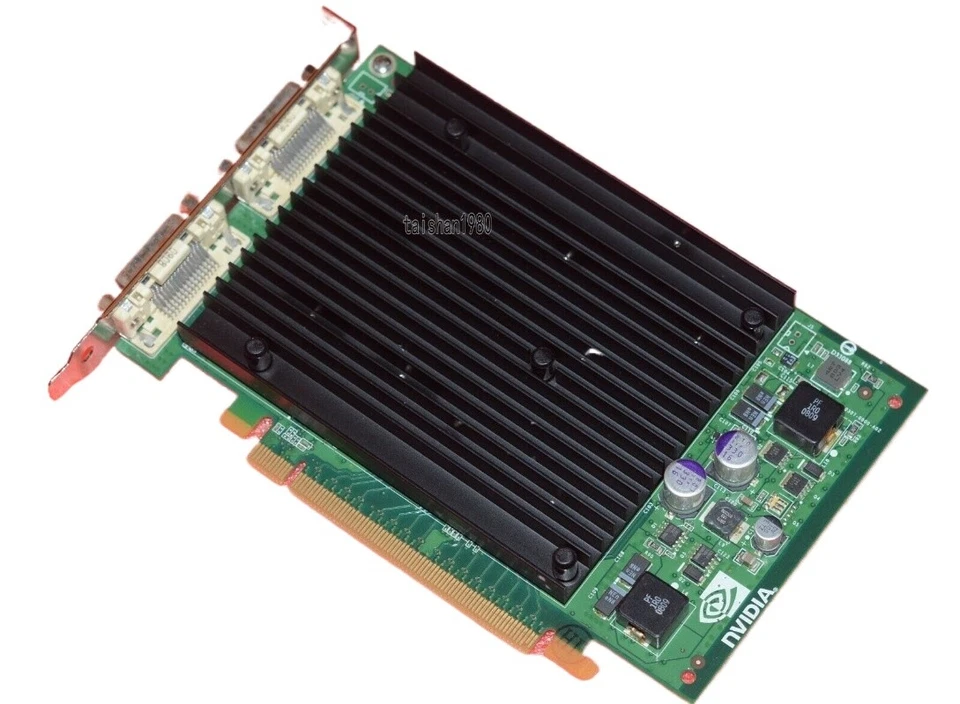 Nvidia Quadro NVS 440 256MB Dual DMS59 Quad Monitor PCIe Graphic Video Card - Image 4 of 4