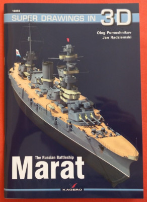 Kagero Super Drawings in 3D 16059 59, The Russian Battleship MARAT