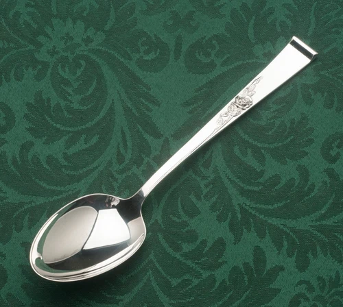 Classic Rose by Reed & Barton Sterling Silver Table Serving Spoon