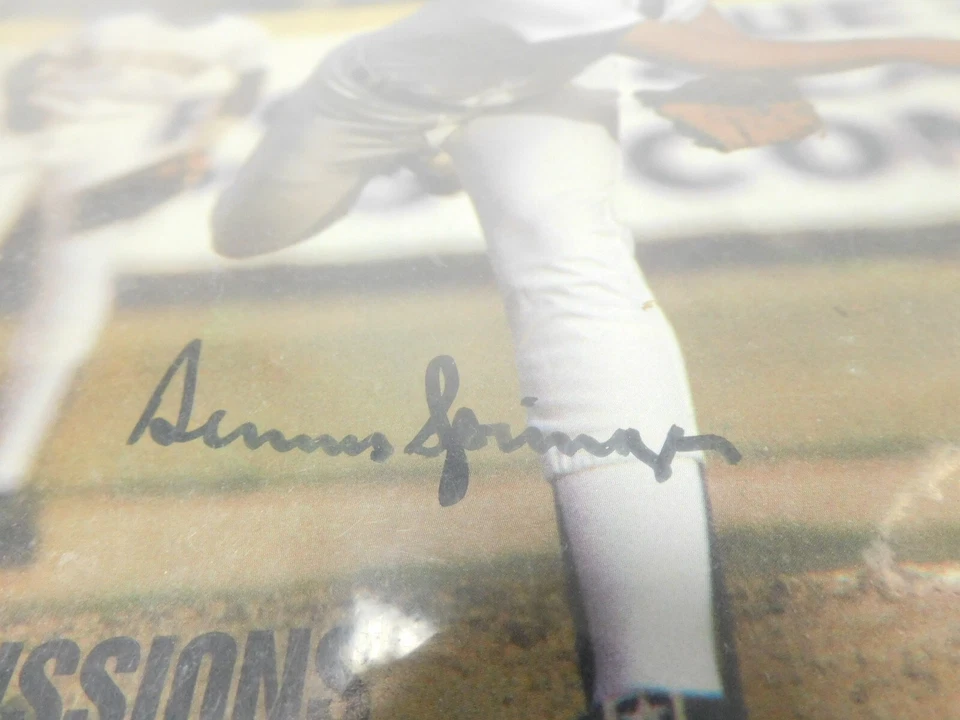 SIGNED San Antonio Missions 1990 Souvenir Program Autographed by Dennis Springs - Image 2 of 4
