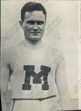 1931 Minnesota Gophers All Time Great Bennie Bierman Basketball Press Photo