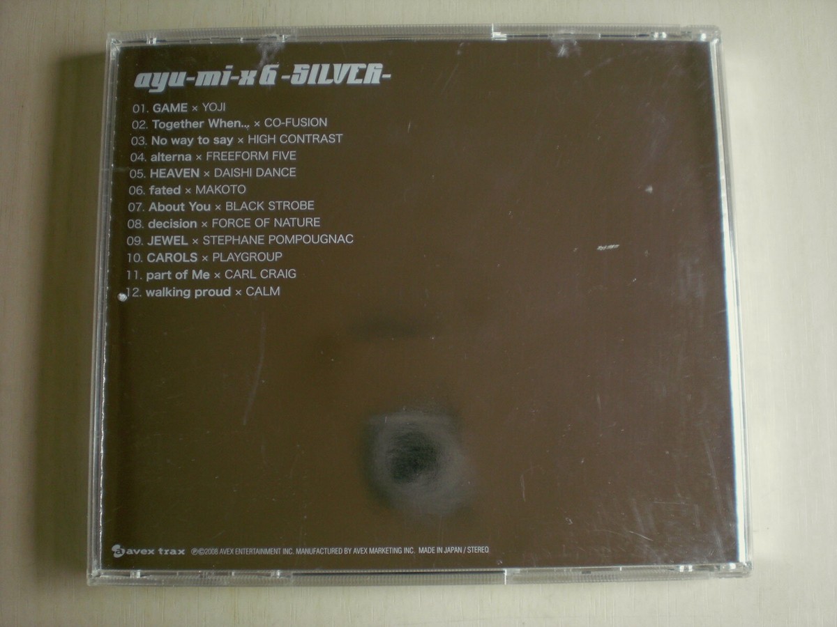 Ayumi Hamasaki / ayu-mi-x 6 -SILVER- -- please read full