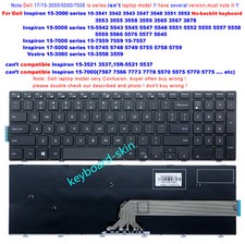 US Non-backlit Keyboard For Dell Inspiron 15 5000 5542 5545 5547 5551 5555 5558