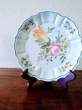 PIATTO 8" VINTAGE CAMPAGNOLO ARTELUCE CERAMICA BASSANO ITALIA DIPINTO A MANO