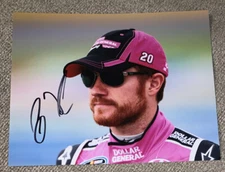 Brian Vickers Signed 8x10 Photo Dollar General Standing on Pit Road NASCAR COA x